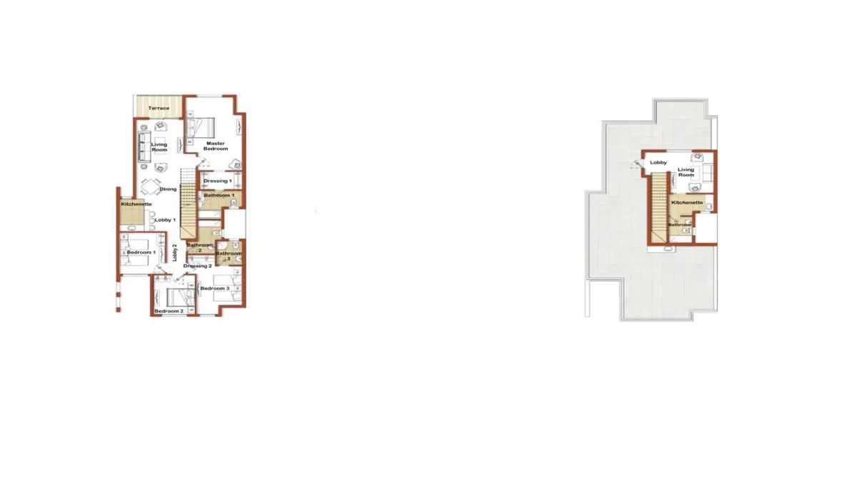 Floor Plan twinhouse in Naia Bay North Coast
