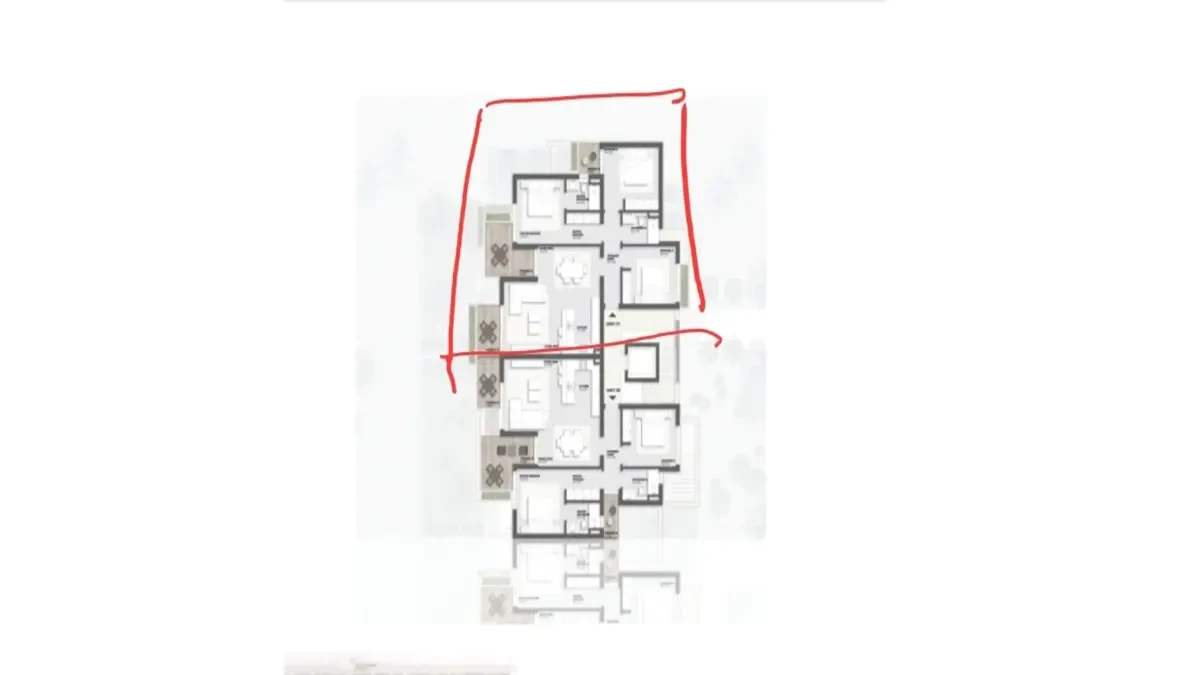 Floor Plan chalet in Solaré North Coast