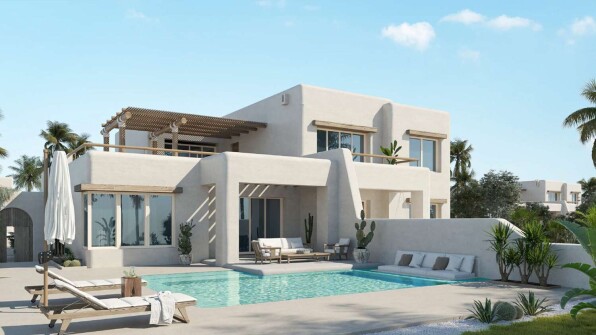 fully finished Condo Sea View & Lagoon in Hacienda Waters ras el hekma